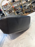 Darcy Marks Black Faux Leather Shoulder Bag, 16"x10"
