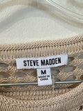 Steve Madden 2pc Crochet Skirt + Top, M