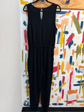 Kirundo 28" Inseam Black Jumpsuit, L