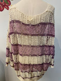 New Pol Purple Sweater, S