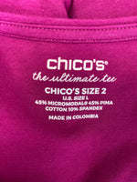 Chico's Purple Ultimate Tee, L