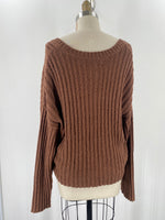 New American Eagle Brown Cardigan, M
