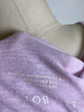 Talbots Purple Linen Blend Top, L