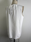New Retail $69 Athleta White Featherweight Stretch Top, M