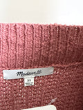 Madewell Pink Cardigan, XS