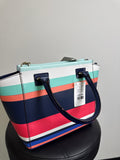 New Kate Spade Tropical Stripe Wellesley Small Camryn, 13"x9"