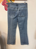 Kensie Savannah High Rise Flare 32" Inseam Jeans, 10
