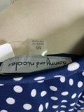 New Danny and Nicole Blue Polka Dot Dress, 16