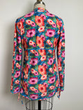 TSLA Floral Swim Coverup, L