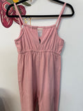 Sunland Pink 27" Inseam Jumpsuit, S