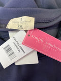 New Simply Southern Gray Cropped Sweatshirt, XXL