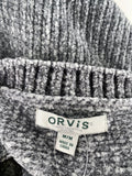 Orvis Gray Chenille Sweater, M