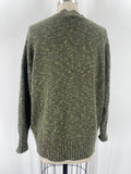 a.n.a. Green Button Front Pocket Cardigan, M Petite