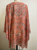 Belle Kim Gravel Semi Sheer Top, 3X