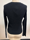 New Retail $98 Maeve Anthropologie Black Sweater, L