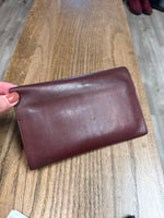 Cartier Burgundy Leather Wallet, 7.5"x4.5"