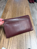Cartier Burgundy Leather Wallet, 7.5"x4.5"