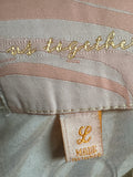 Us Together Brown Dress, L