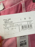 IRO Paris Pink Denim 29" Inseam Jeans, 40 (US 8) retail $385