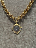 Fleur de Lis Gold Necklace