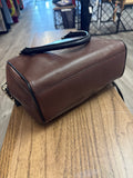 Kate Spade Brown Leather Hadlen Grant Park Satchel, 10"x8"