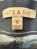 Kate & Sam 27" Inseam Jeans, 12