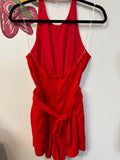 Do + Be Red Romper, M