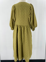 Ophelia Roe Green Pocket Dress, L