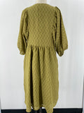 Ophelia Roe Green Pocket Dress, L
