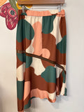 New The Drop Multicolor Skirt, M