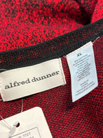 Alfred Dunner Red/Black Sweater, XL