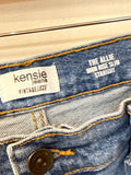 Kensie The Allie High Rise Slim Straight 25" Inseam Jeans, 14
