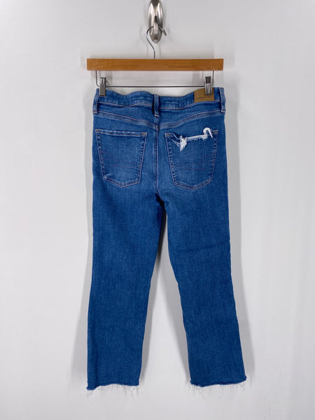 American Eagle Kick Boot Crop Jeans, 4