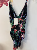 Aqua Green One Piece Swimsuit, L