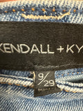 Kendall + Kylie Icon High Rise Straight 25" Inseam Jeans, 9/29