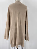 Stitch Count Brown Cardigan, XL