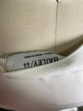 Bailey 44 White Open Shoulder Sweater, XS