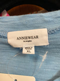 Annie Wear Blue Top, XL