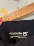 Avalanche Black Pocket Athletic Leggings, XL