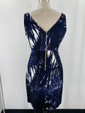 New T Tahari Navy/Black Dress, 10