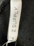 New Z Supply Black Fleece Mockneck Sweatshirt, S