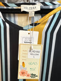 New Velzera Black/Yellow Dress, L