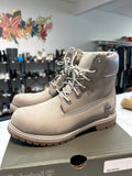 New Timberland Gray Premium 6" Waterproof Boots, 7.5 (retail $170)