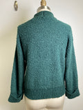 Democracy Green Sweater, S Petite