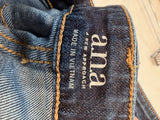 a.n.a. Button Fly Wide Leg 24" Inseam Jeans, 18