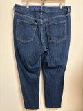 Old Navy 28" Inseam Button Fly OG Straight Jeans, 14