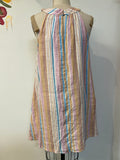 C&C California 100% Linen Stripe Dress, S