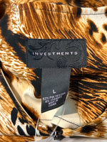 Investments Animal Print Jacket, L