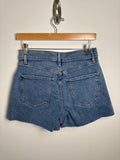 New Express Mom Shortie Denim Shorts, 6