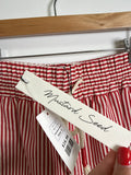 New Mustard Seed Red Stripe Skirted Front Shorts, S